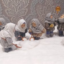 Мой нежный снежный ватный мир