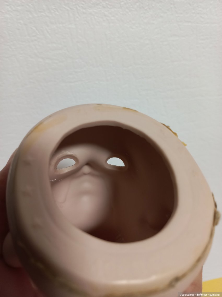 Как увеличить фарфоровой кукле глазницы (фото 2)