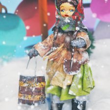 Ватная игрушка