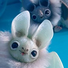 Моя мини коллекция авторских летучих мышек от Puzgles Loft и LapkaArts