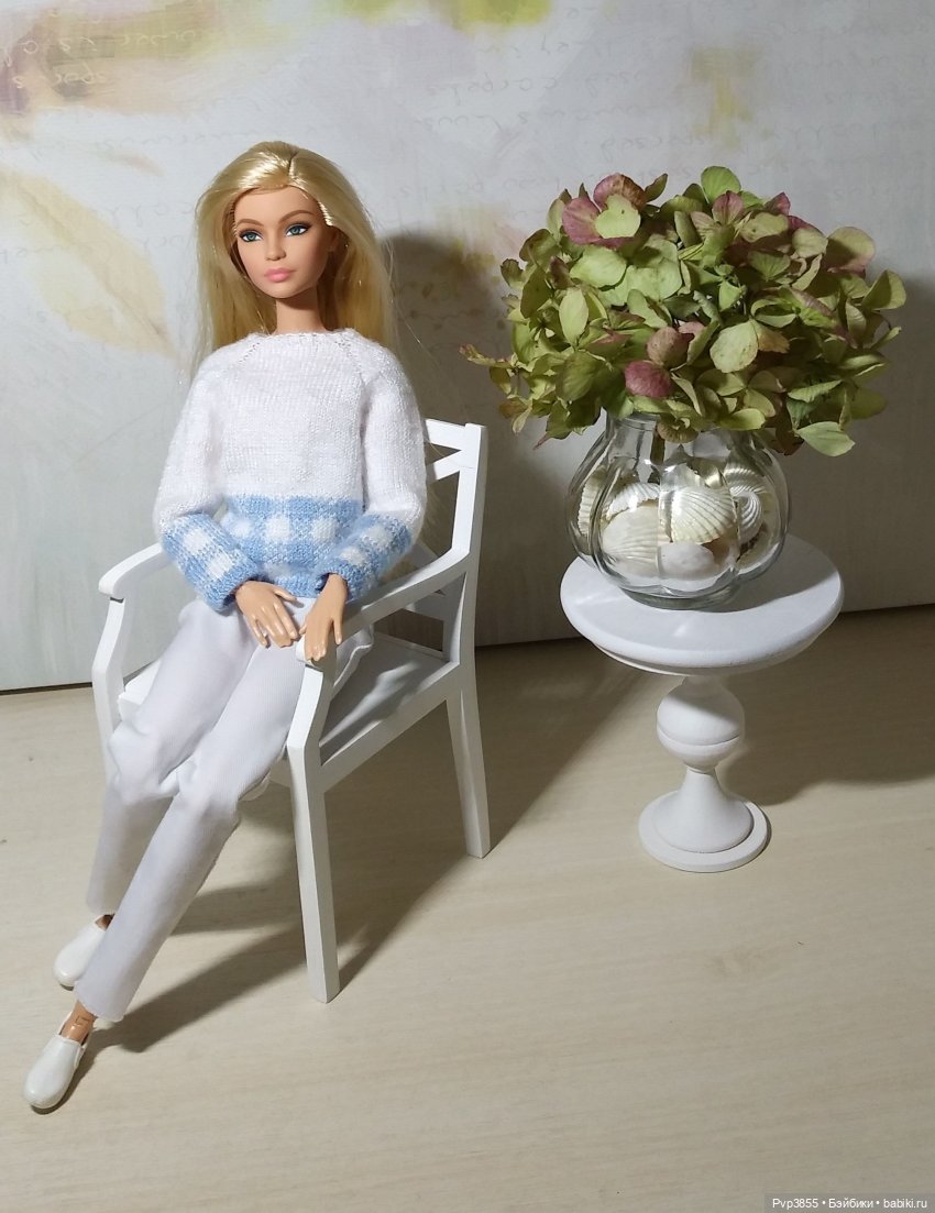 Блондинки в бело-голубом — Куклы Barbie (Барби): Looks (фото 3)