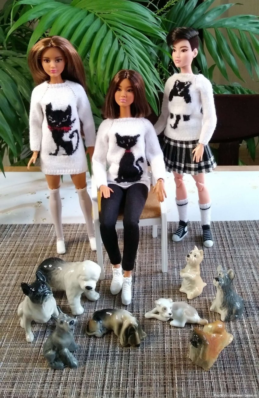 Котики... И песики — Куклы Barbie (Барби): Looks (фото 9)