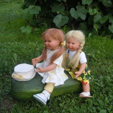 Сказка про Волшебный распылитель или как вихтели Ларка с Марусей собирали кабачки