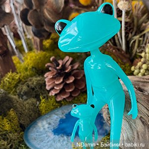 Кастом-пятиминутка: из скелетика Bone Walker (Studio-uoo) в инопланетянина (фото 3)