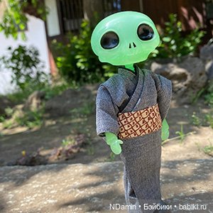 Кастом-пятиминутка: из скелетика Bone Walker (Studio-uoo) в инопланетянина (фото 5)