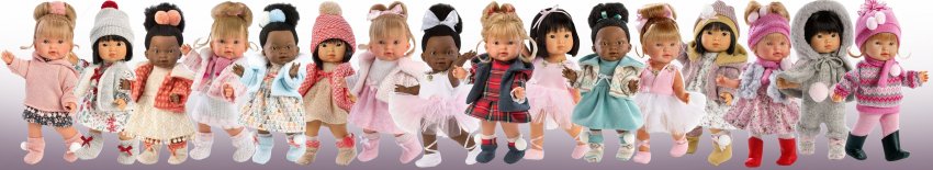 Испанские куклы девочки Llorens, 28 см