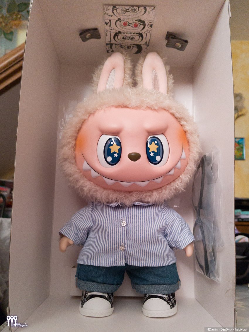 Приключения Бубуси. (Лабубу 38 см, FLIP WITH ME) (фото 2)