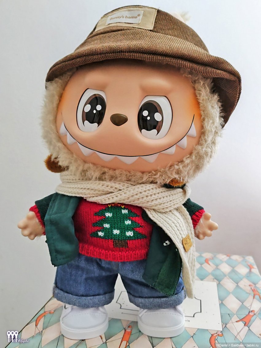 Приключения Бубуси. (Лабубу 38 см, FLIP WITH ME)