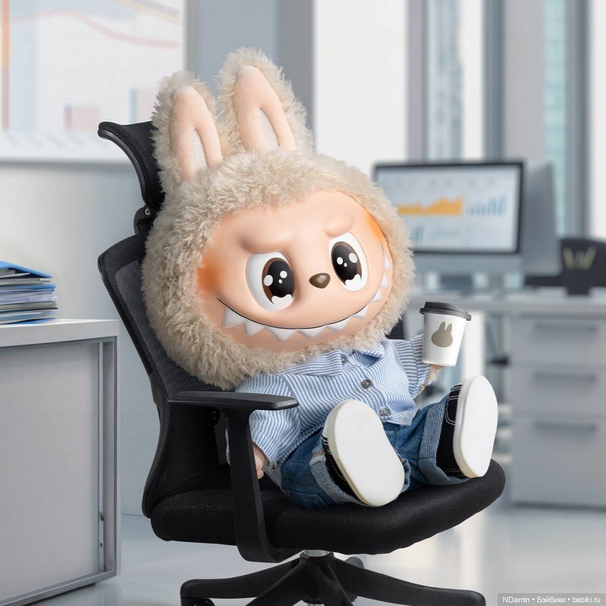 Приключения Бубуси. (Лабубу 38 см, FLIP WITH ME) (фото 6)