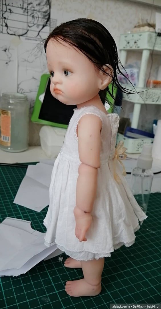 Милочка — Авторские шарнирные куклы своими руками: лепка (фото 8)