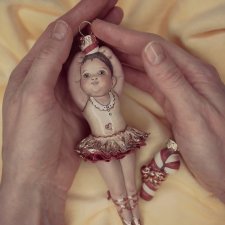 Ёлочная игрушка Балерина Рождество