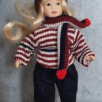Фарфоровая куколка 15см