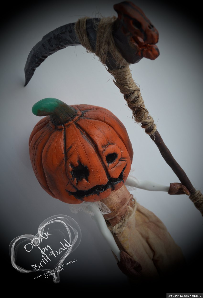 ООАК Хэллоуинская тыква — ООАК и репейнт игровых кукол: Bratz