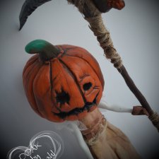 ООАК Хэллоуинская тыква