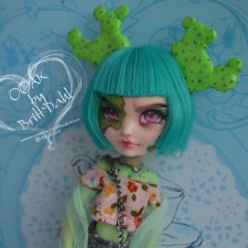 ООАК Кактус Опунция. Гибрид Ever After High + Monster High