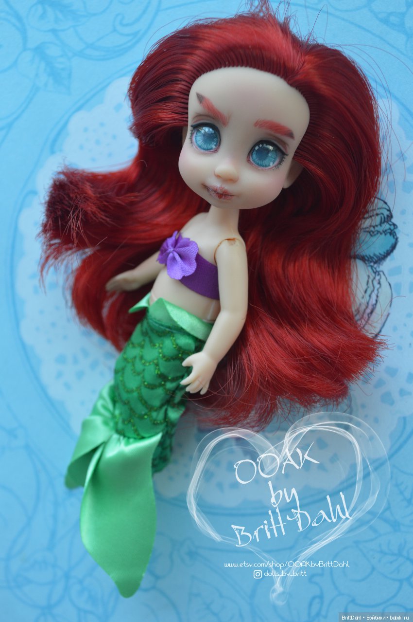 ООАК Ариэль - Дисней минианиматор (фото 2)