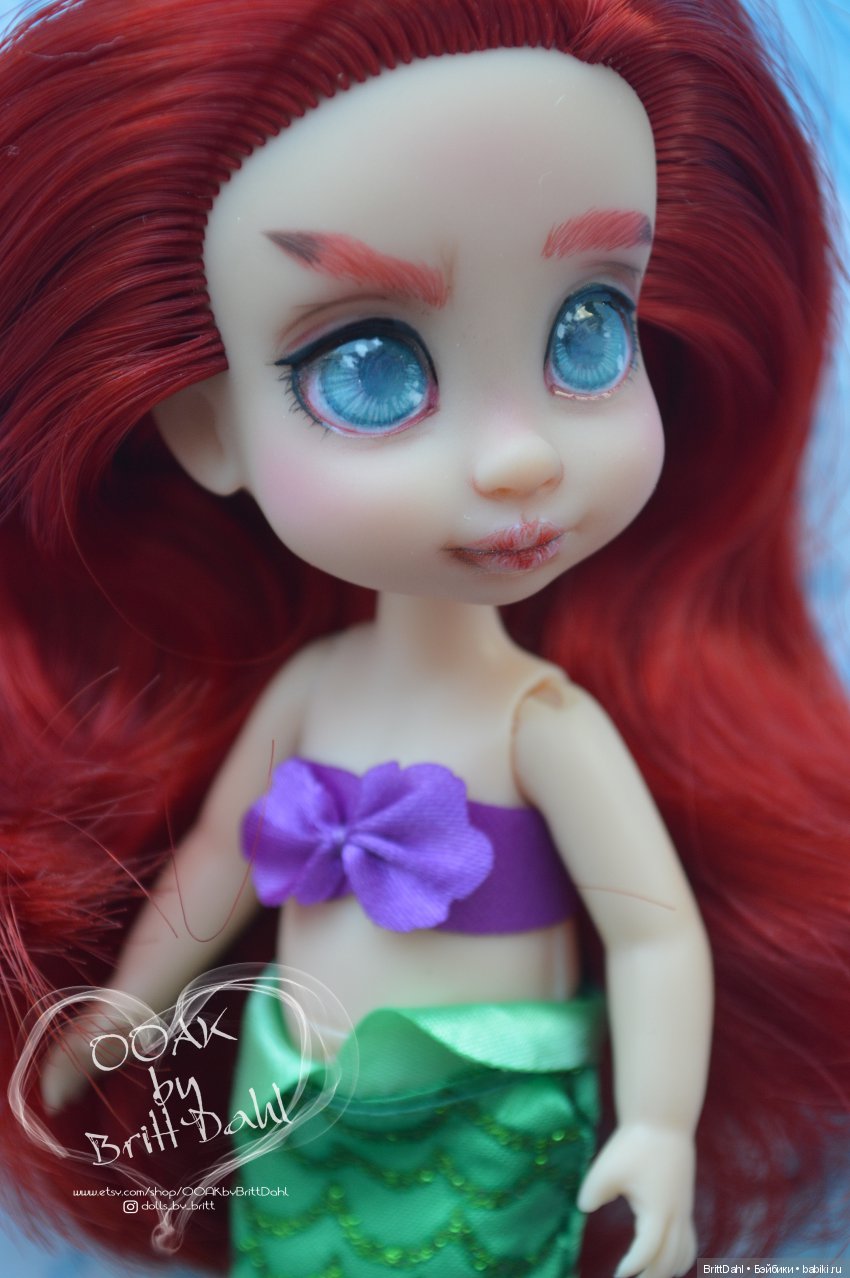 ООАК Ариэль - Дисней минианиматор (фото 3)