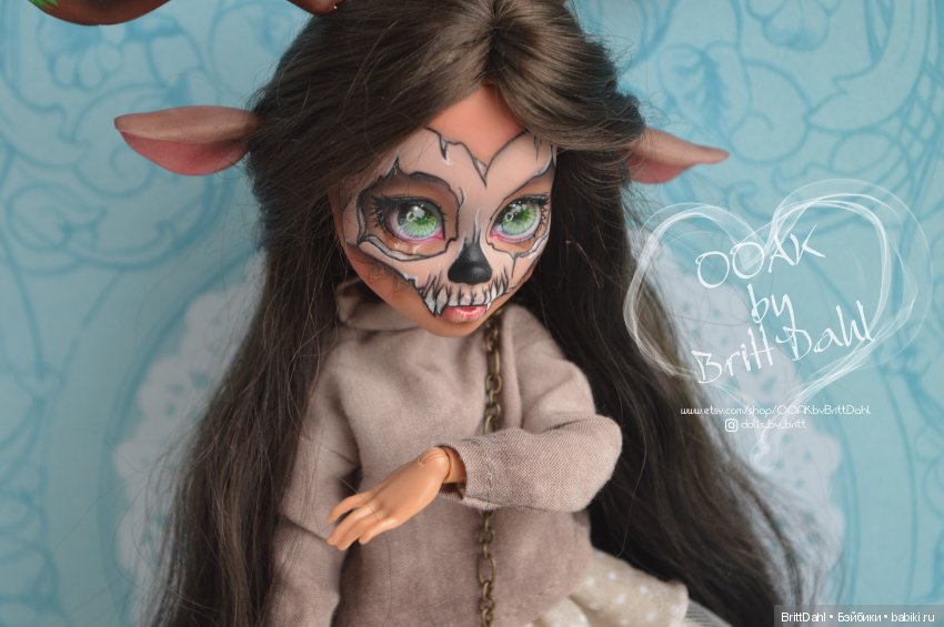 ООАК Гибрид Monster High+Ever After High. Лесной дух в современном мире (фото 4)