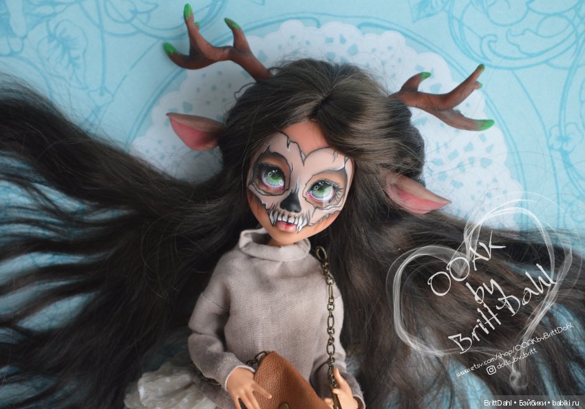 ООАК Гибрид Monster High+Ever After High. Лесной дух в современном мире (фото 8)
