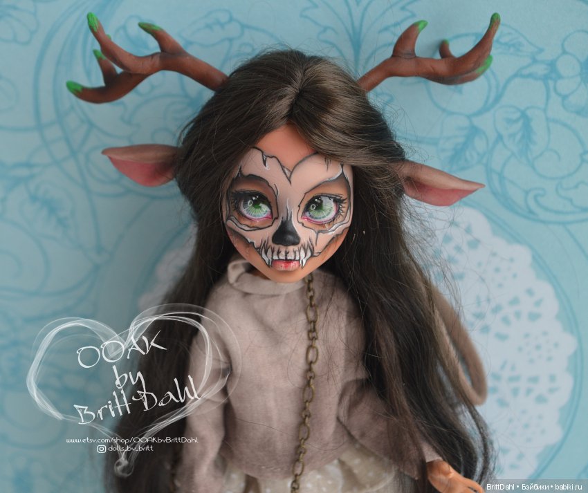 ООАК Гибрид Monster High+Ever After High. Лесной дух в современном мире (фото 6)