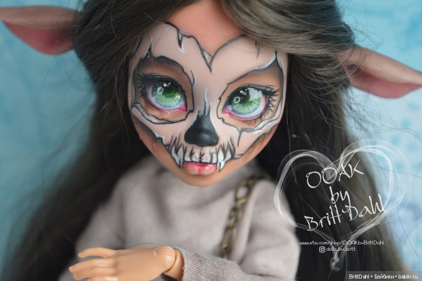 ООАК Гибрид Monster High+Ever After High. Лесной дух в современном мире (фото 2)