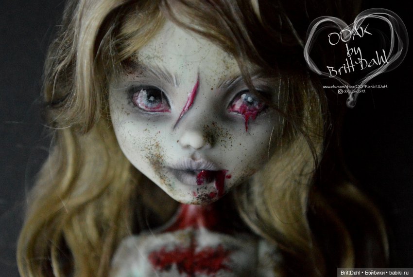 ООАК Зомби — ООАК Monster High и Ever After High: репейнт (фото 3)