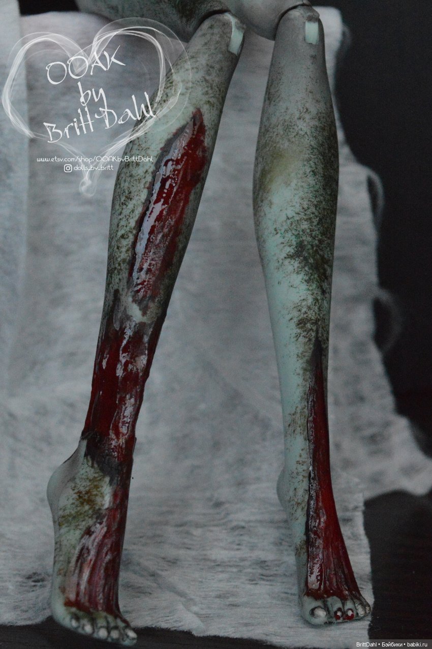 ООАК Зомби — ООАК Monster High и Ever After High: репейнт (фото 7)