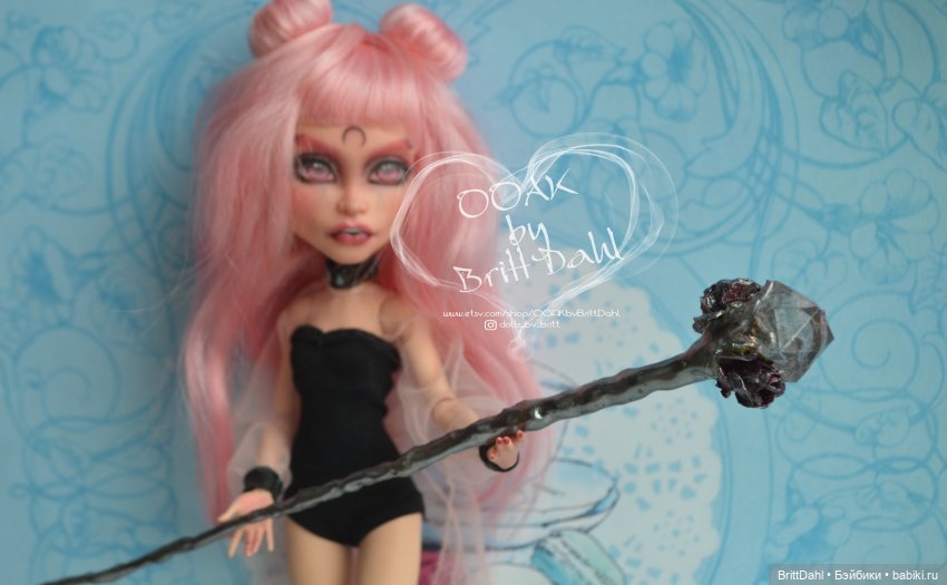 ООАК Темная Леди(Сейлор Мун). Интерпретация персонажа (фото 9)