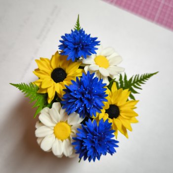 Цветочное. Запекаемая полимерная глина