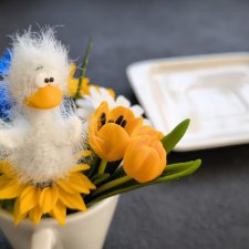 Гусик белый , 5см