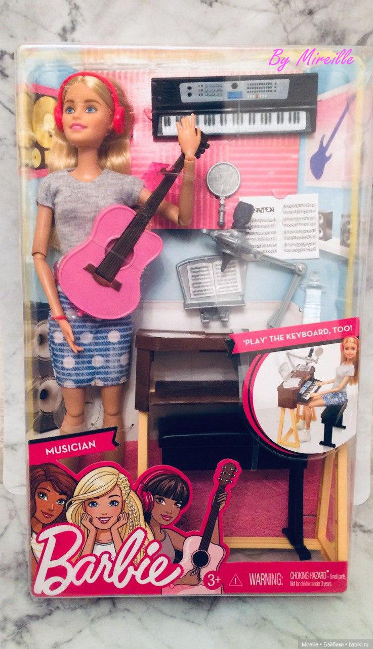 barbie musician doll and playset