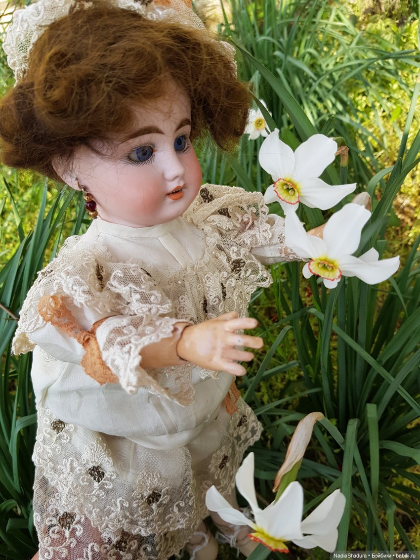 С прекрасным майским днём и замечательной погодой! Антикварная кукла Gebrüder Kühnlenz, 44-26 dep