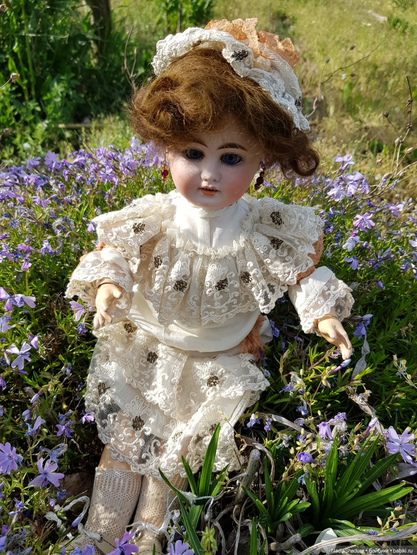 С прекрасным майским днём и замечательной погодой! Антикварная кукла Gebrüder Kühnlenz, 44-26 dep (фото 2)