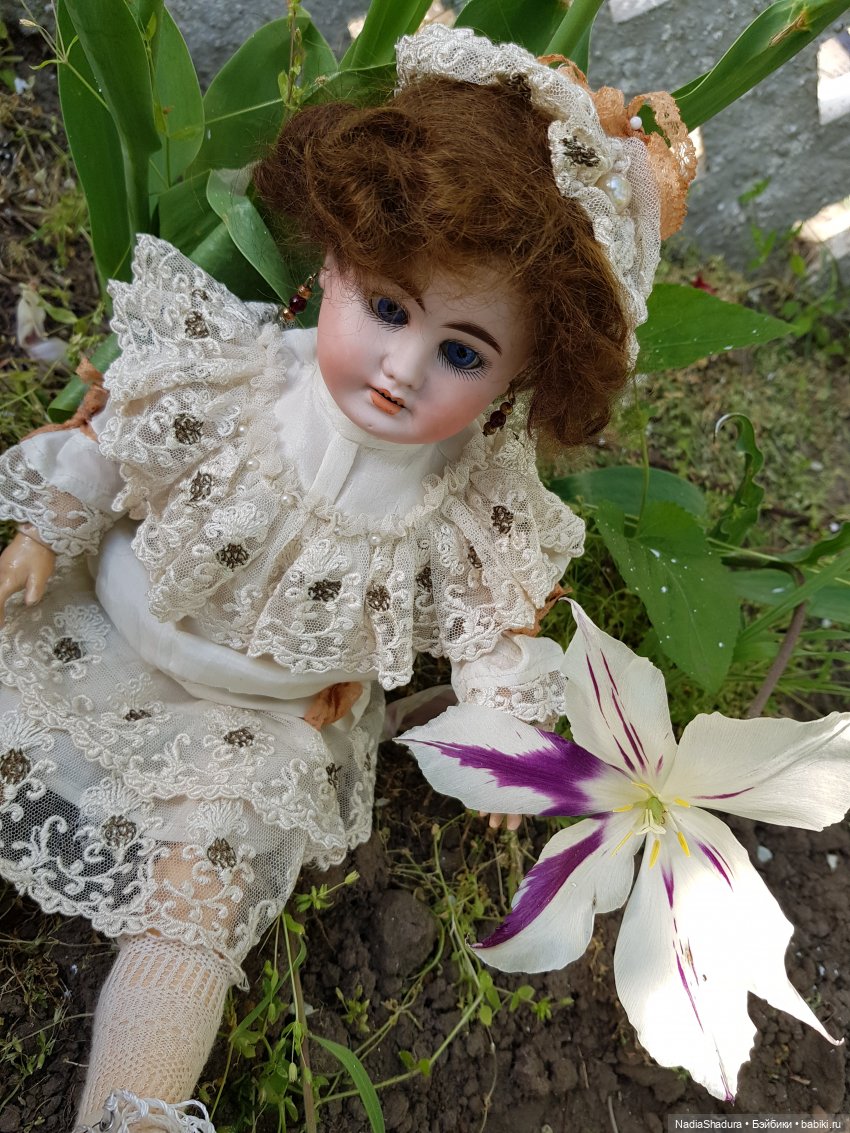 С прекрасным майским днём и замечательной погодой! Антикварная кукла Gebrüder Kühnlenz, 44-26 dep