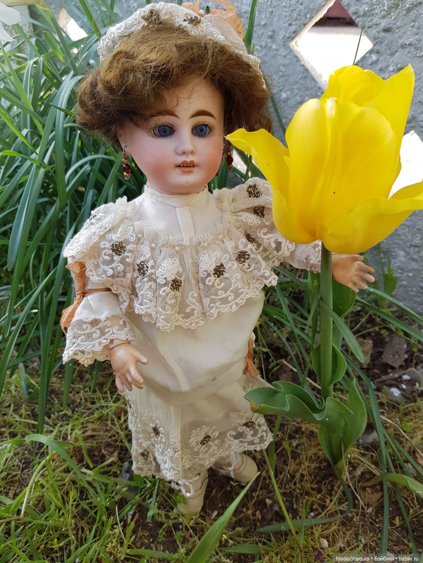С прекрасным майским днём и замечательной погодой! Антикварная кукла Gebrüder Kühnlenz, 44-26 dep