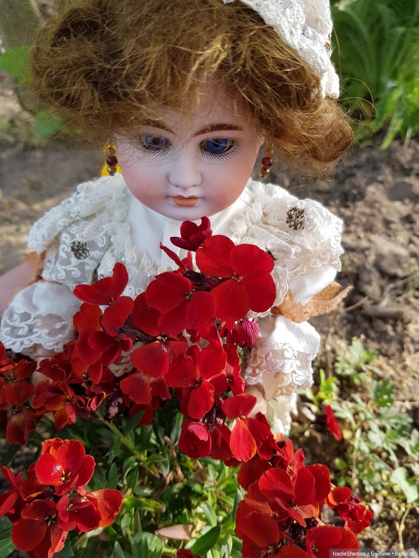 С прекрасным майским днём и замечательной погодой! Антикварная кукла Gebrüder Kühnlenz, 44-26 dep (фото 3)