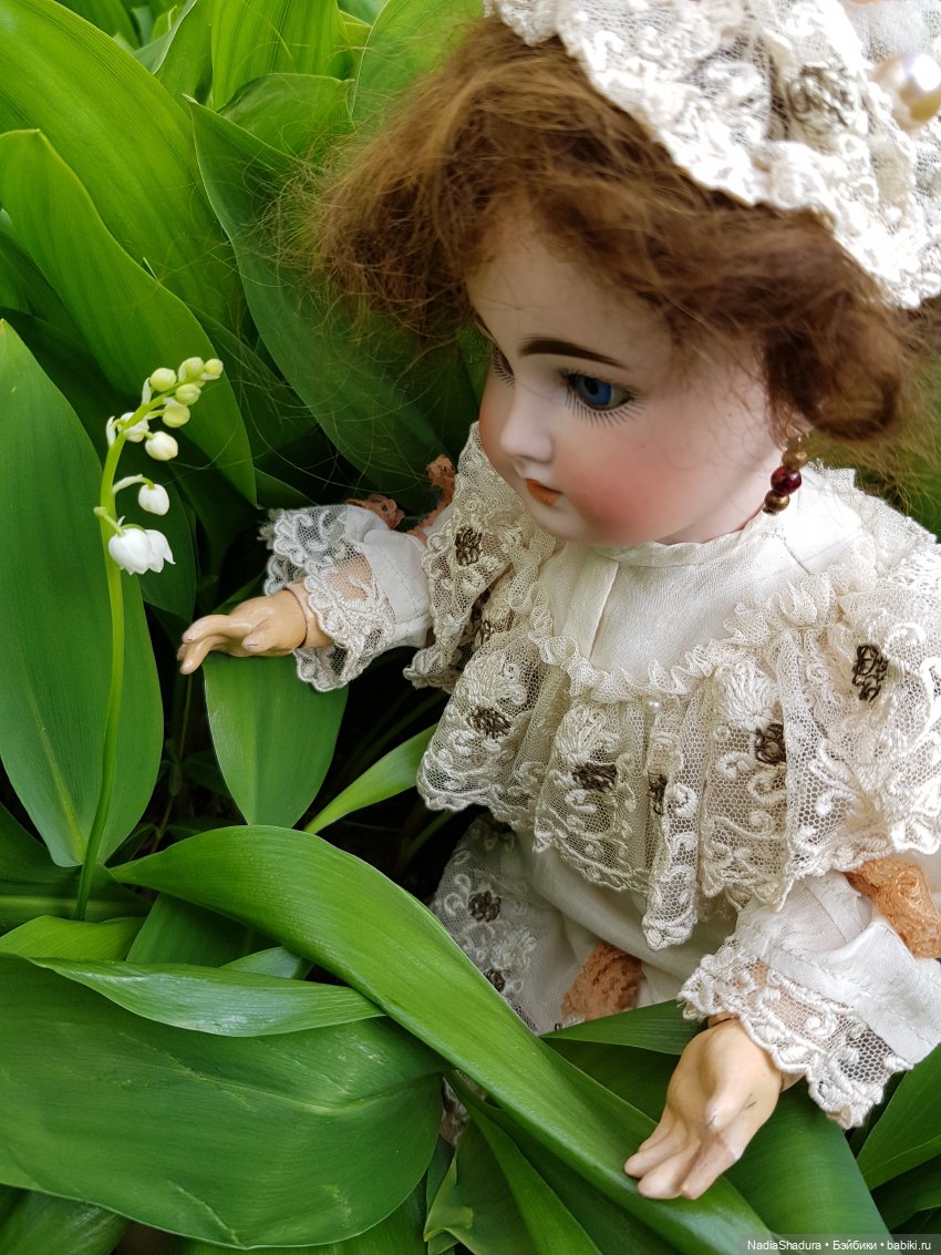 С прекрасным майским днём и замечательной погодой! Антикварная кукла Gebrüder Kühnlenz, 44-26 dep