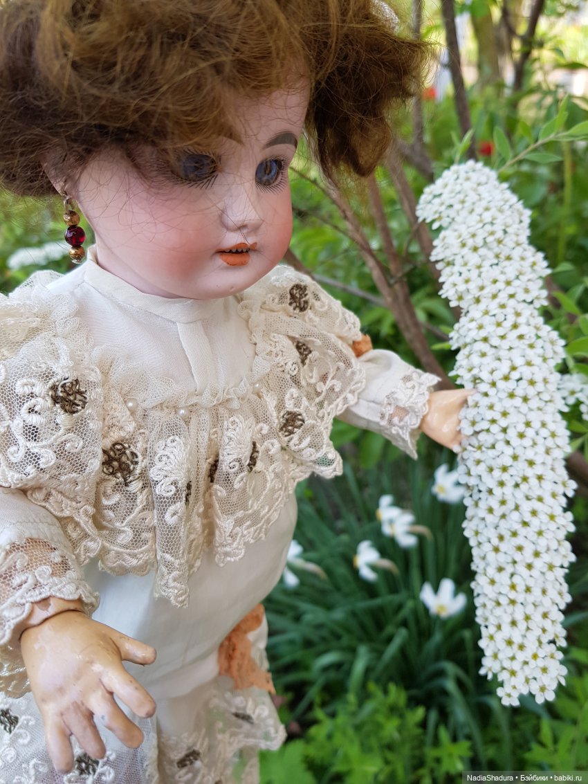 С прекрасным майским днём и замечательной погодой! Антикварная кукла Gebrüder Kühnlenz, 44-26 dep