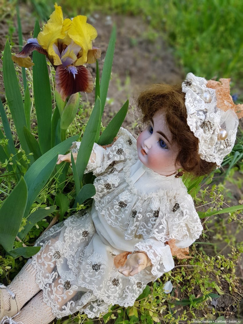 С прекрасным майским днём и замечательной погодой! Антикварная кукла Gebrüder Kühnlenz, 44-26 dep
