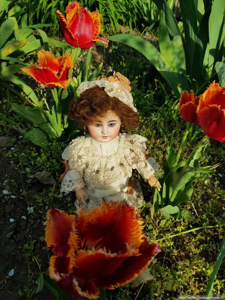 С прекрасным майским днём и замечательной погодой! Антикварная кукла Gebrüder Kühnlenz, 44-26 dep