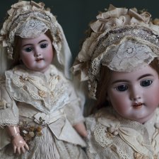 Свадебный Наряд для антикварной куклы