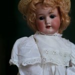 Антикварная кукла Татьяна с живым детским лицом