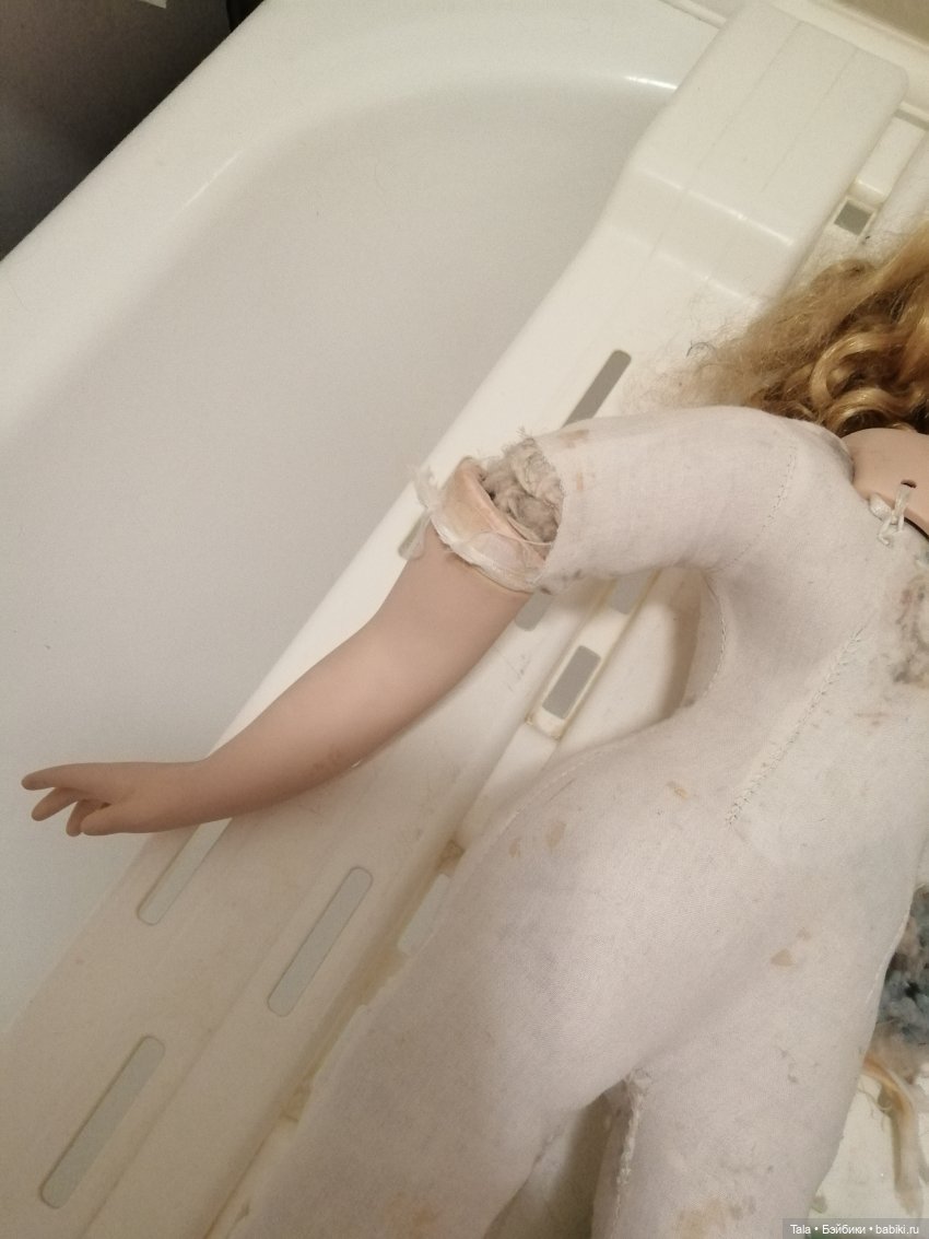 Ремеко "Пухлые Щечки" — Ремонт и реставрация фарфоровых кукол: склейка (фото 5)