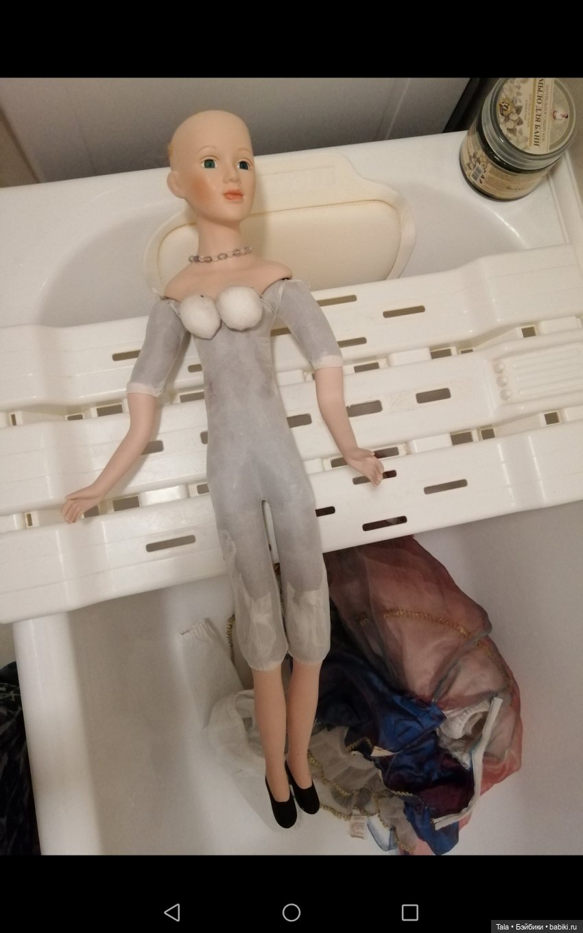 Дама в голубом — Кукольная мастерская: ремонт