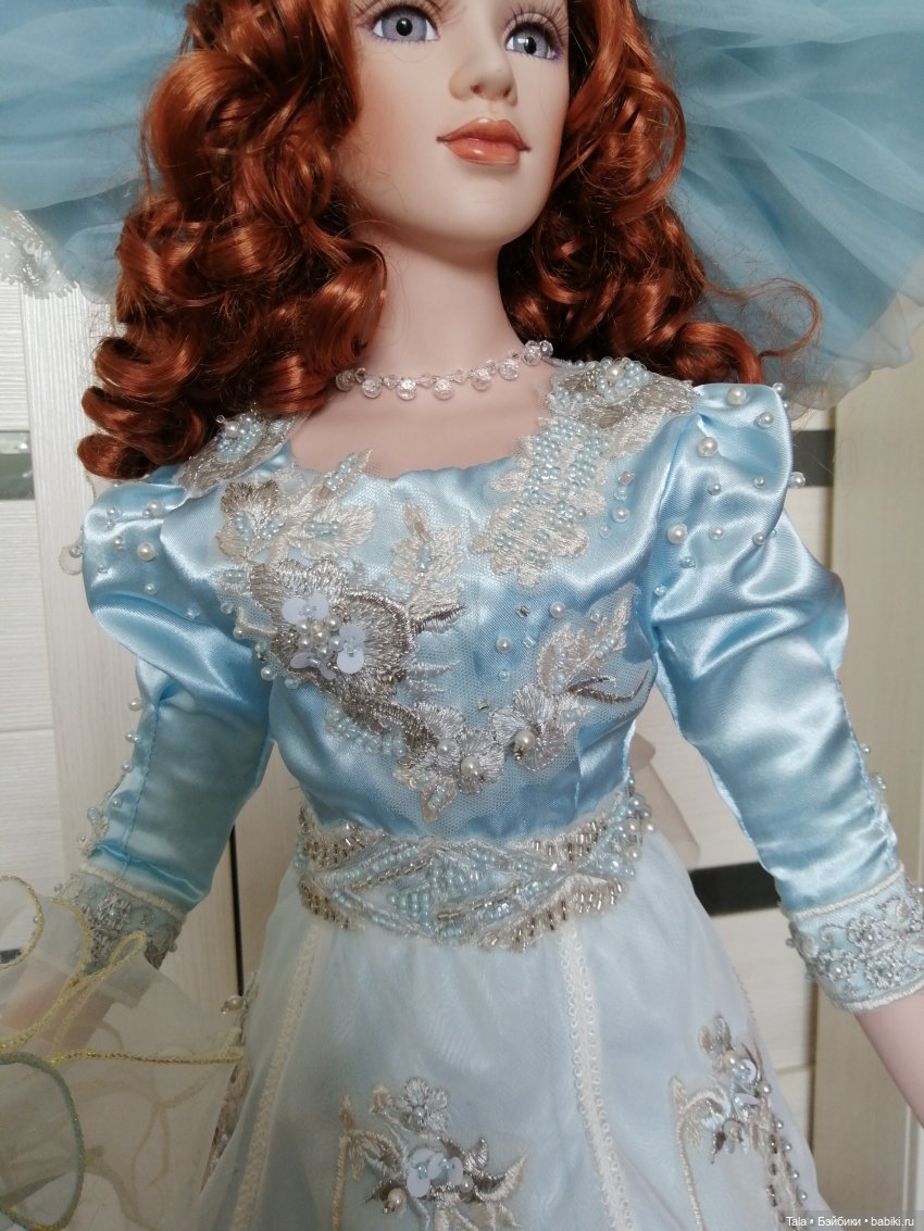 Дама в голубом — Кукольная мастерская: ремонт (фото 8)