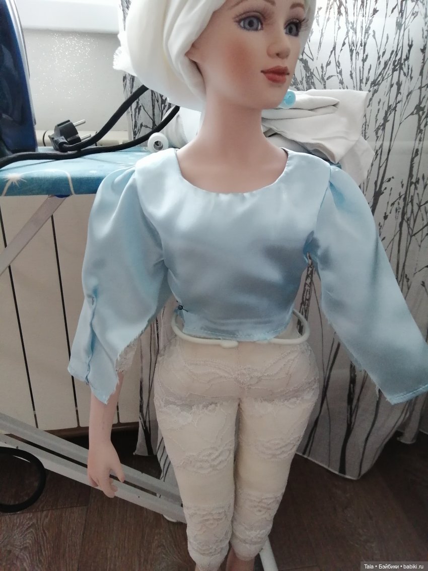 Дама в голубом — Кукольная мастерская: ремонт (фото 4)