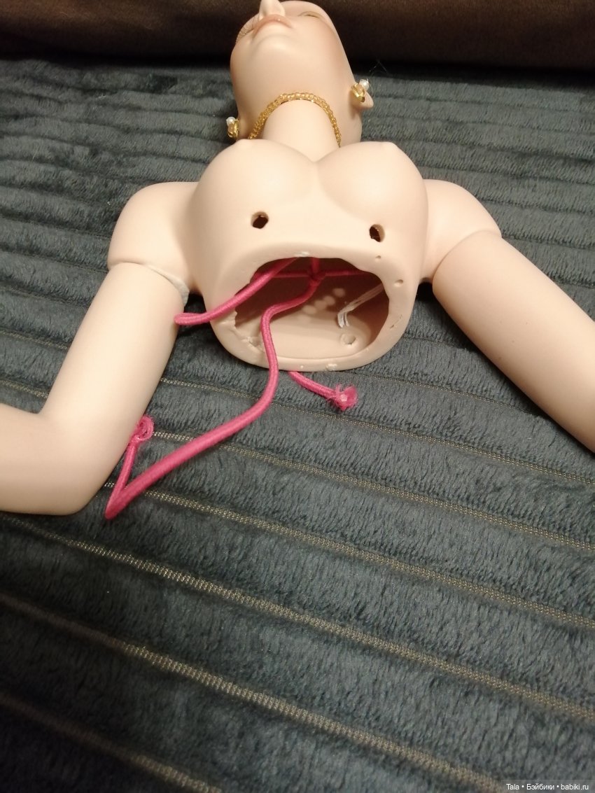 Работа с красавицей — Ремонт и реставрация кукол: тело (фото 5)
