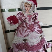 Дама с веером 60 см