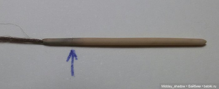 Изготовление кисточки 1:12