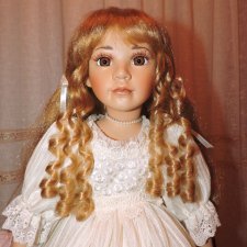 Коллекционная фарфоровая кукла Джессика